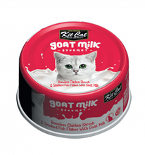 Charger l'image dans la galerie, Kit Cat Repas gourmand au lait de chèvre en conserve pour chats (70g)