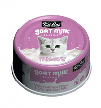 Charger l'image dans la galerie, Kit Cat Repas gourmand au lait de chèvre en conserve pour chats (70g)