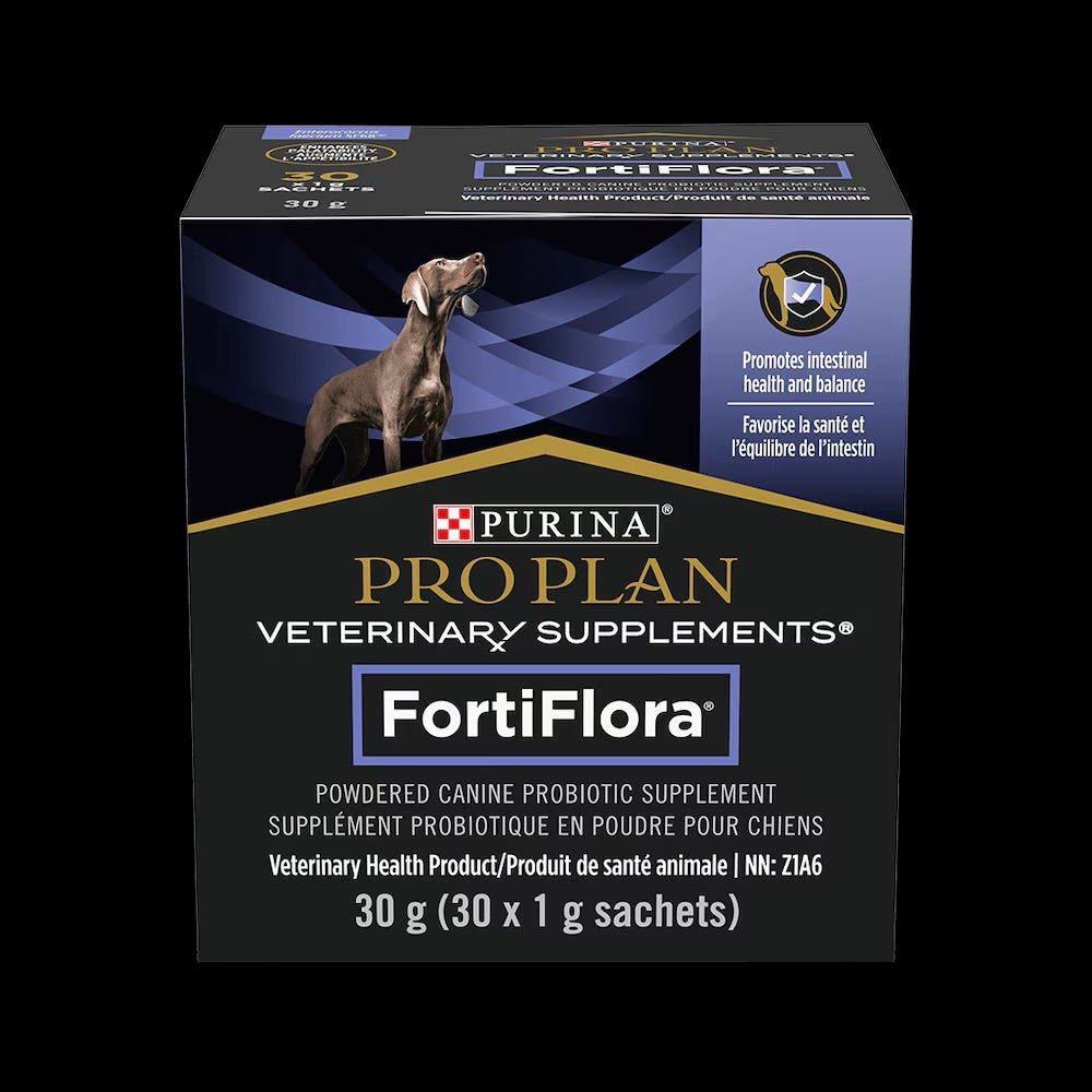 Fortiflora, Supplément Probiotique en poudre pour Chiens, 30 x 1 g