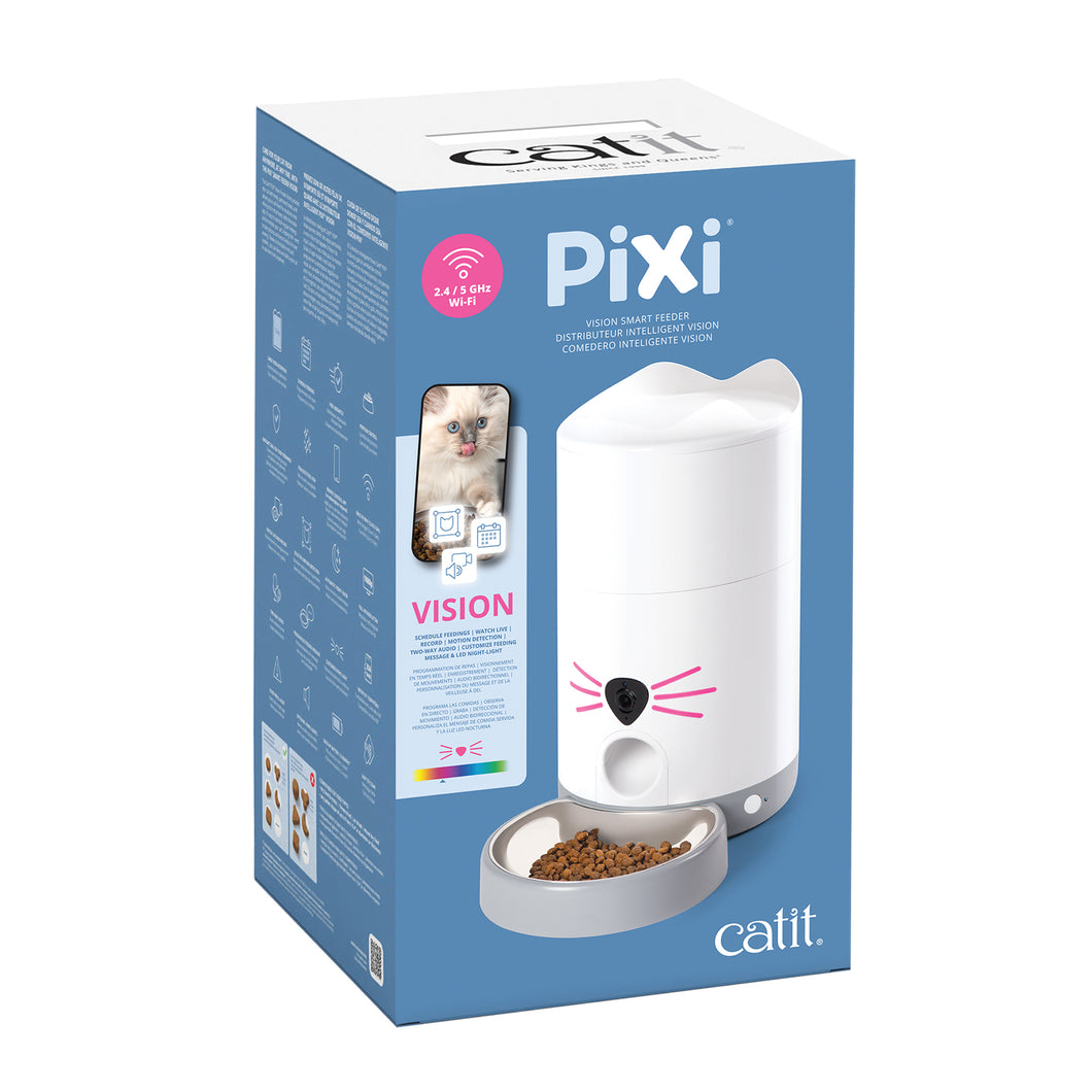 Pixi-Distributeur Intelligent Vision. Wi-Fi. Pour Nourrir votre Chat