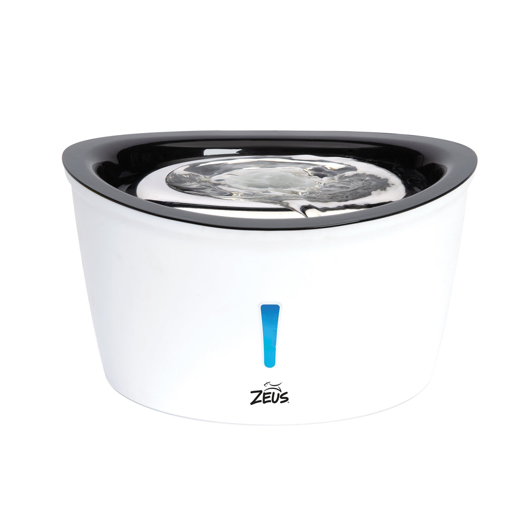 Zeus-Cascade, Abreuvoir avec Dessus en Acier Inoxydable, 6 litres.