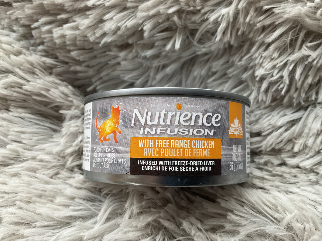 Nutrience Infusion Pâté de Poulet de Ferme pour chats (156g)