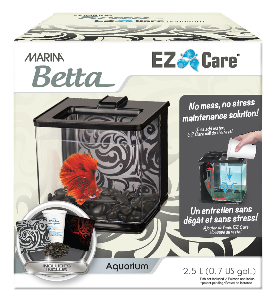 Marina-Aquarium Équipée pour Betta-EZ Care, 2.5 Litres