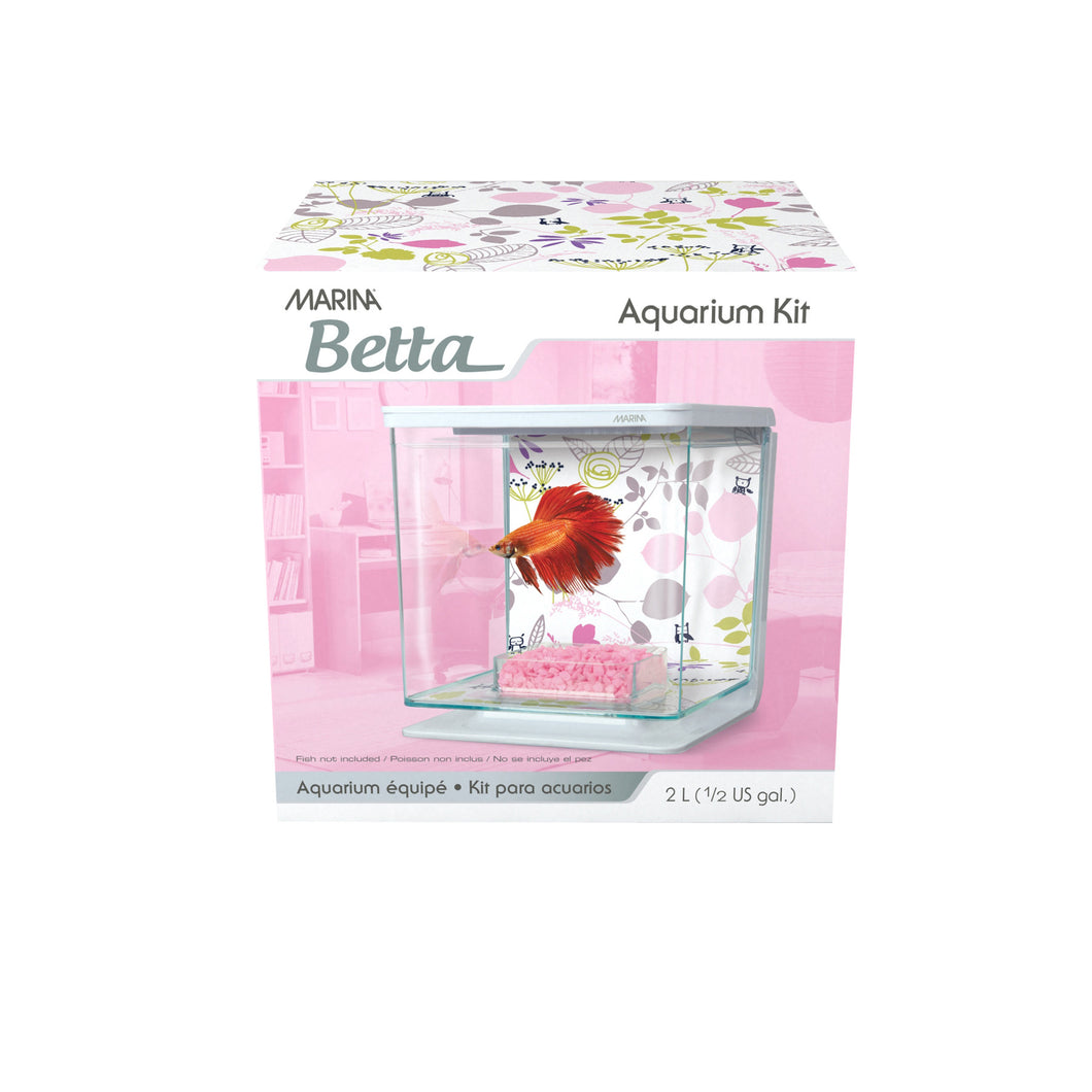 Marina-Aquarium Équipée pour Betta, 2 litres