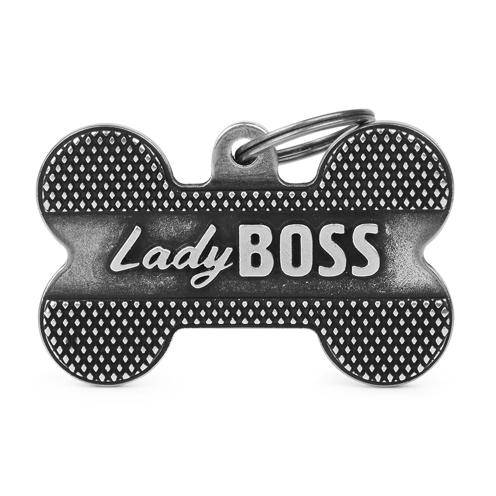 Médaille MyFamily os Lady boss argent bronx XL