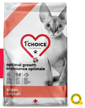 1st Choice Croissance optimale pour chat formule poisson