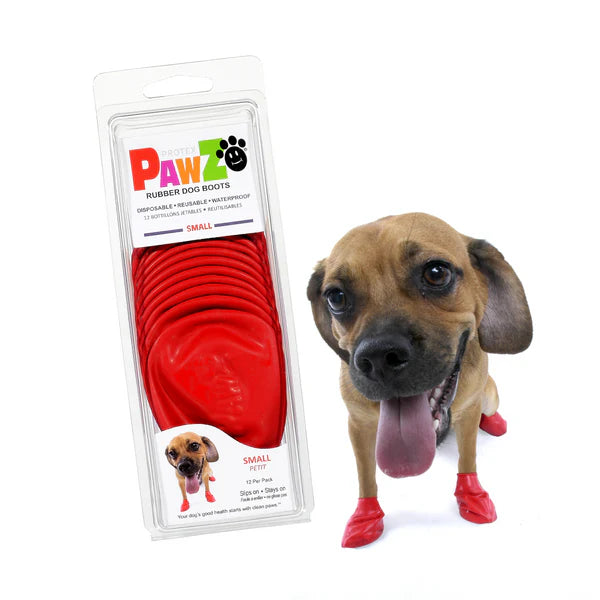 Protex Pawz-Bottillons Jetables ou Réutilisables en Caoutchouc (Ballounes) paquet de 12