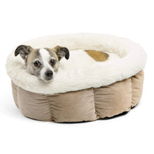Charger l&#39;image dans la galerie, Lit Rond pour Petits Chiens ou Chats, lavable à la Machine.
