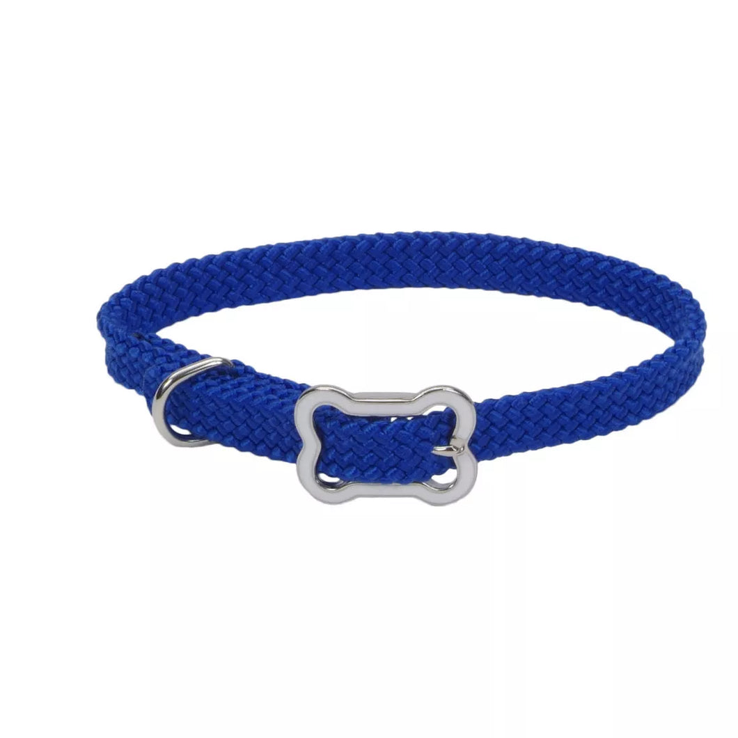 Collier Sunburst pour petit chiens, avec boucle en forme d’os.