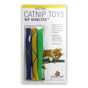 Paquet de 3 Jouets pour Chat Nibblers avec Herbe à Chat
