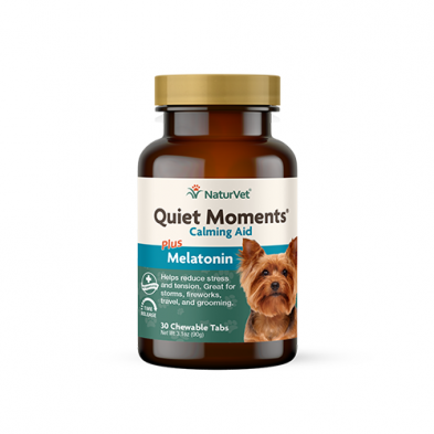 NaturVet-Quiet Moments+Mélatonine