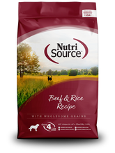 Charger l&#39;image dans la galerie, NutriSource-Recette de bœuf et de riz, 11.79kg.
