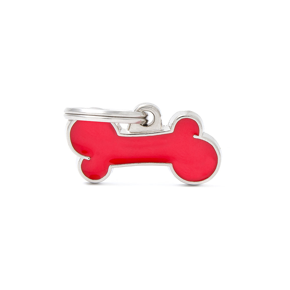 Médaille MyFamily os XL rouge