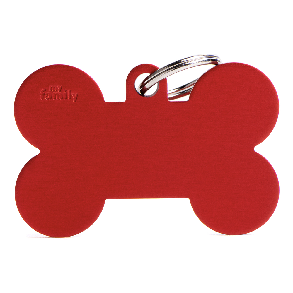 Médaille MyFamily grand os rouge