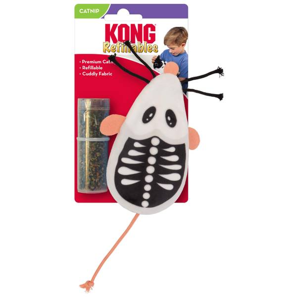 Kong Refillables Souris Squelette Pour Chat