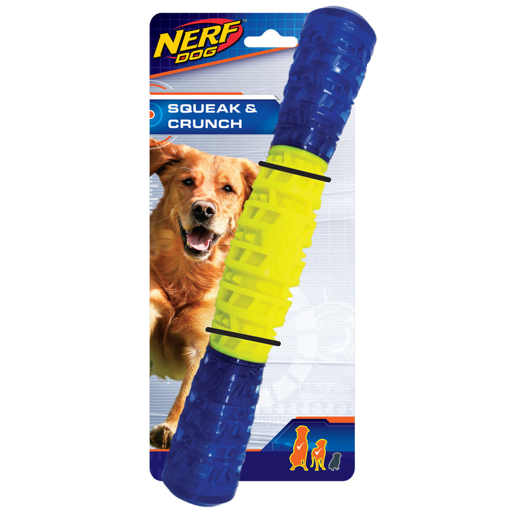 Baton Sonore Nerf Dog en Caoutchouc