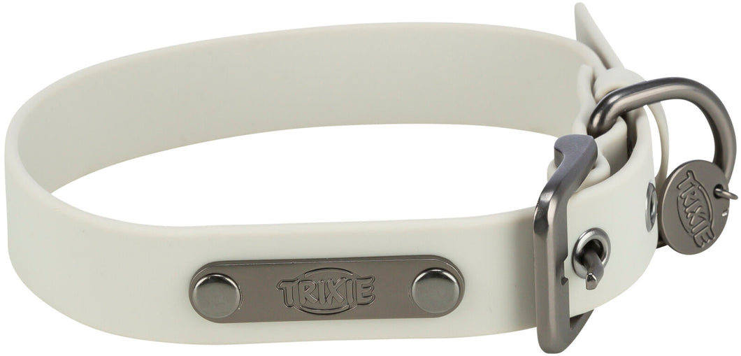 Collier en PVC Trixie, City Style, Gris Clair