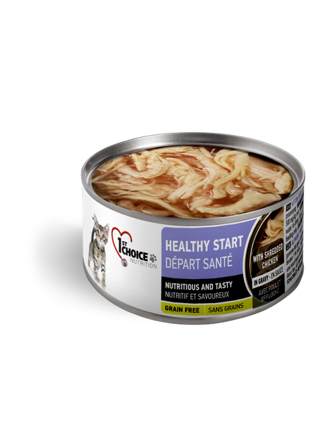 1st Choice Chaton poulet effiloché 85g