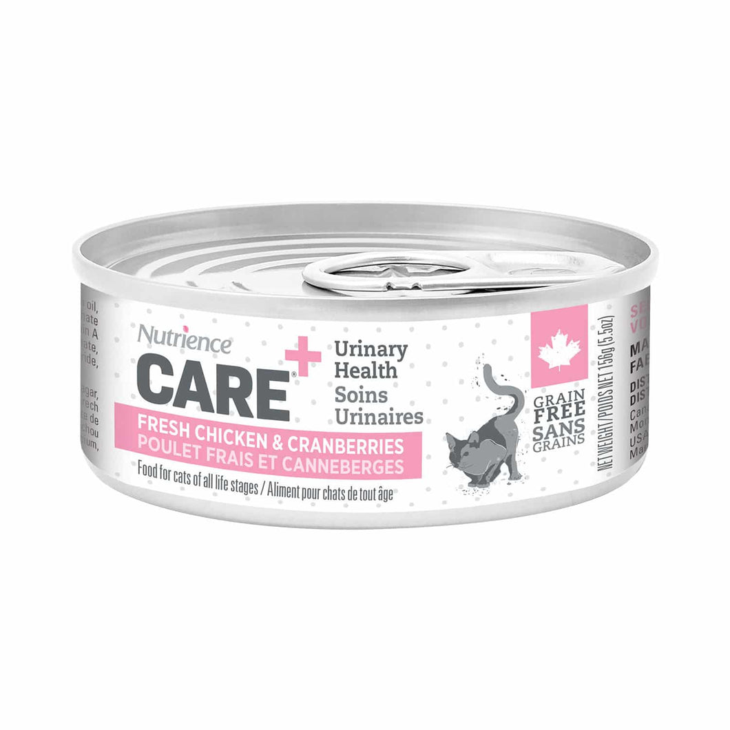 Nutrience Care+ Poulet Frais et Canneberges, Soins Urinaires -Pâté pour chat 156g