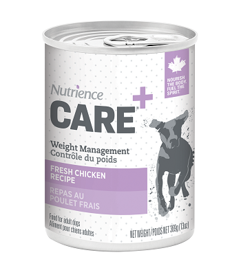 Nutrience care+ Poulet Frais, Contrôle du Poids- Pâté pour chien 369g