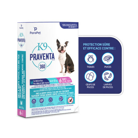 K9 Praventa 360 Traitement pour chiens de moyenne taille