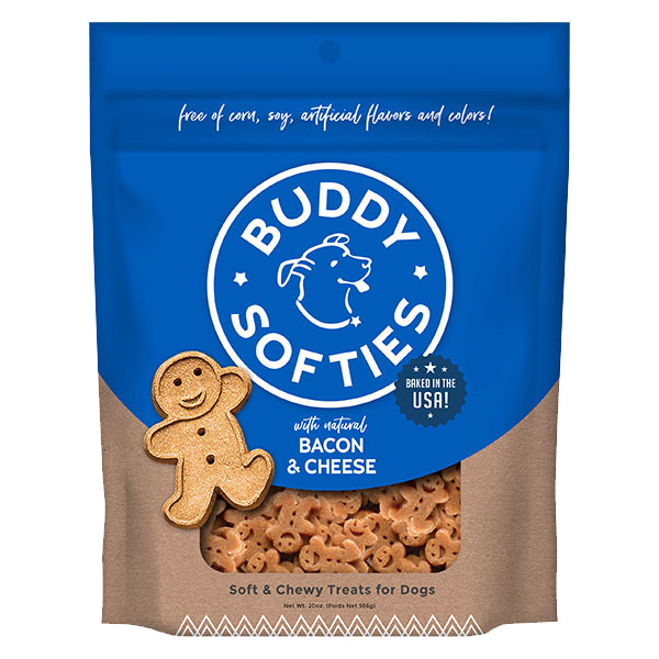 Buddy Biscuits tendres et moelleux au bacon et fromage 170g